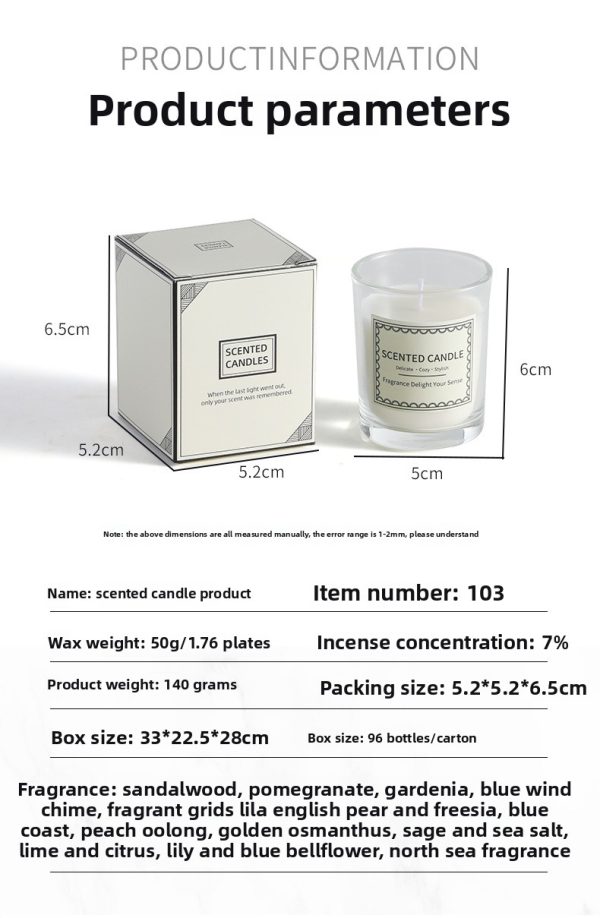 Scented Candles-Various plant scents - Image 9